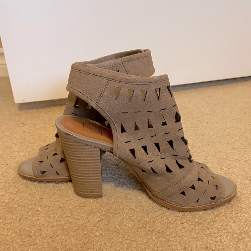 DSW Suede Block Heels